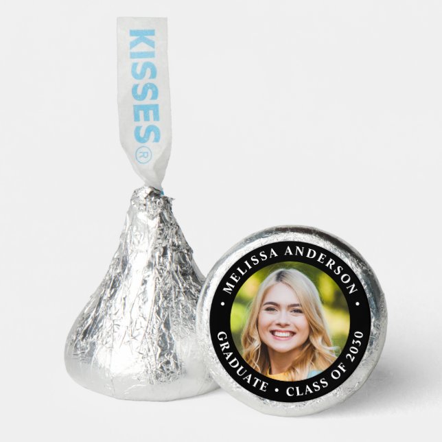 Modern Graduate Photo Personalized Graduation Hershey®'s Kisses® (Front)