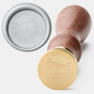Modern Graduate Wax Seal Stamp