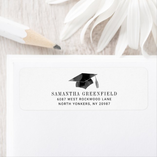 Modern Graduation 2025 Return Address Label (Insitu)