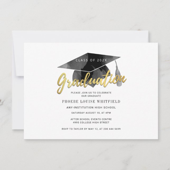Modern Graduation 2026 Grad Party Invitation (Front)
