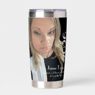 Modern Graduation 2026 Light Pink Photo Magnet Insulated Tumbler