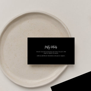 Modern Graduation 2026 Party Details Enclosure Card