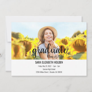 Modern Graduation Announcement