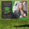 Modern Graduation Green Swirl Yard