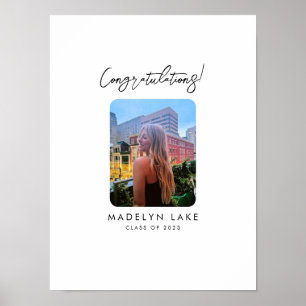 Modern Graduation Guest Book Alternative Poster