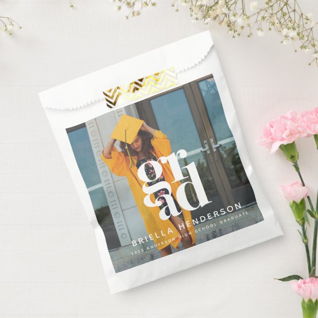 Modern Graduation Party Favor Bag (Sealed)