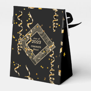 Modern Graduation Party Favor Boxes
