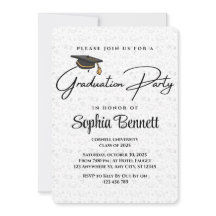 Modern Graduation Party Invitation