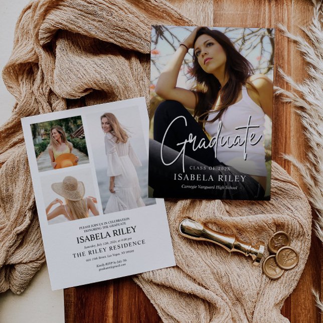 Modern Graduation Party Invitation (Creator Uploaded)