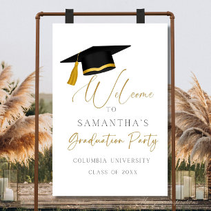 Modern Graduation Party Welcome Sign Template
