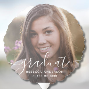 Modern Graduation Photo Balloon