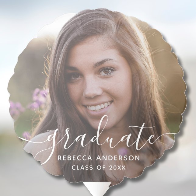 Modern Graduation Photo  Balloon (Graduation Photo Balloon)