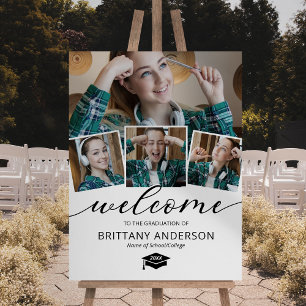 Modern Graduation Photo Welcome Foam Board