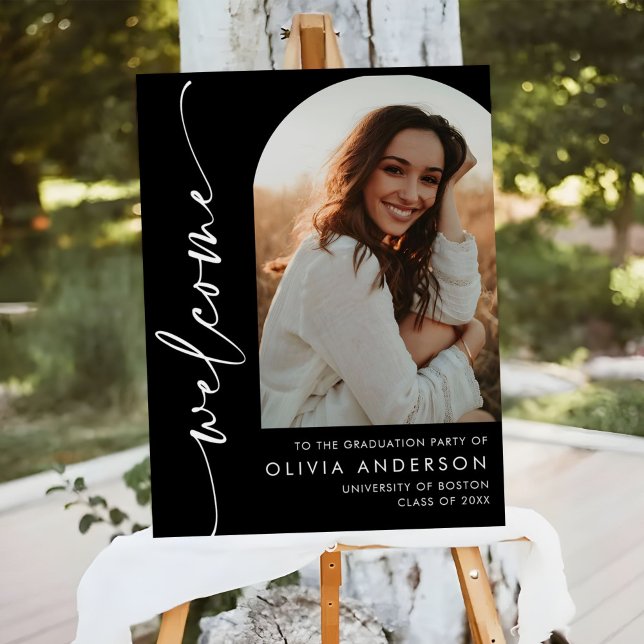 Modern Graduation Photo Welcome Sign (Creator Uploaded)