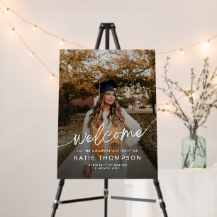 Modern Graduation Sign, Grad Party Decor, Modern Foam Board