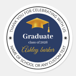 Modern Graduation Sticker Custom