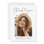 Modern Graduation Thank You Heart Card Modern Graduation Thank You Heart Card