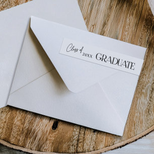 Modern Graduation Wraparound Return Address Label