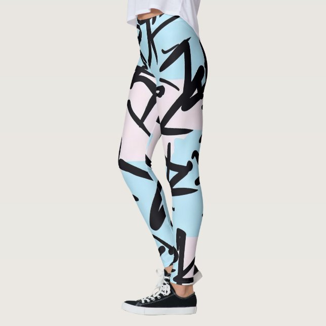 Modern Graffiti Leggings (Left)