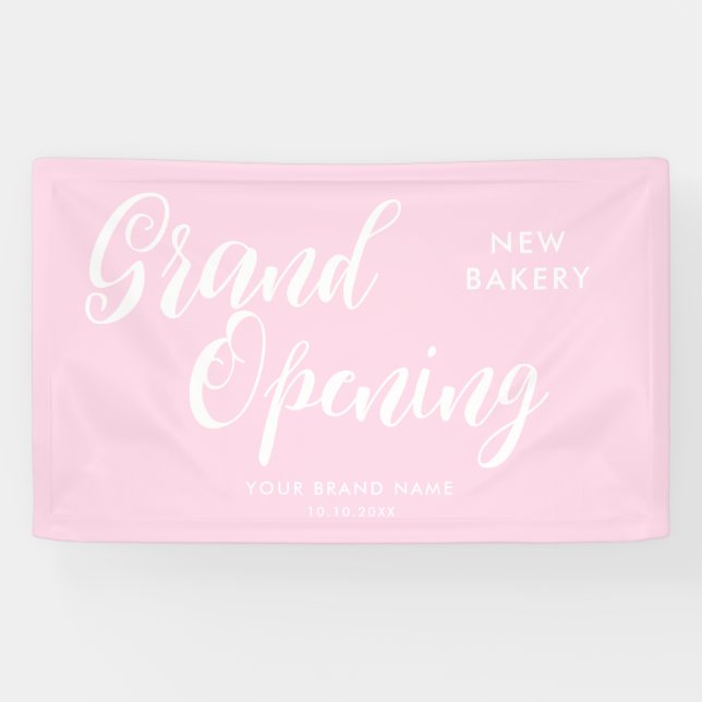 Modern Grand Opening Business Banner (Horizontal)
