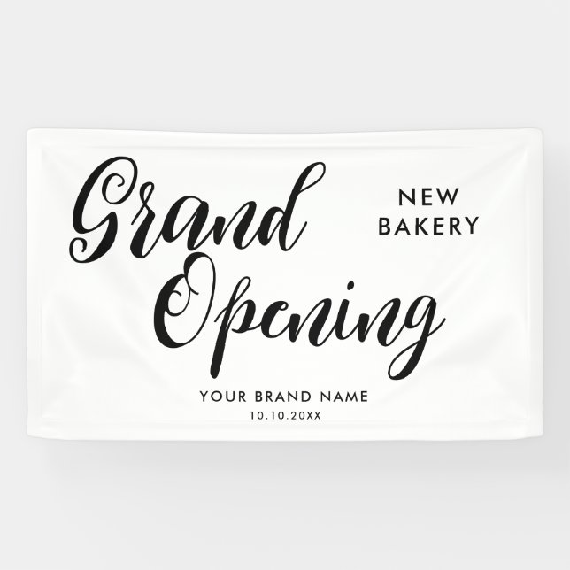 Modern Grand Opening Business Banner (Horizontal)