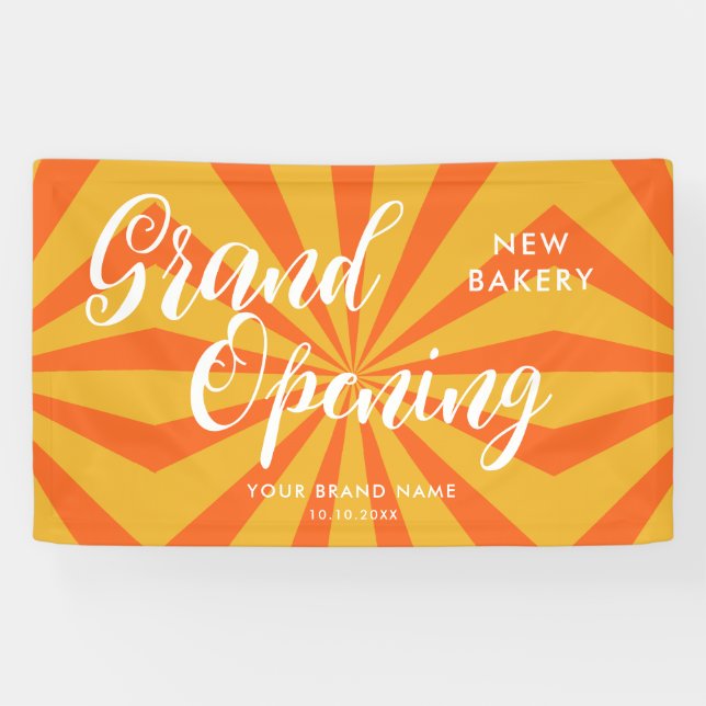 Modern Grand Opening Business Banner (Horizontal)