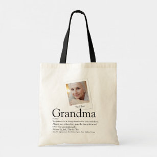 Modern Grandma Grandmother Granny Definition Photo Tote Bag