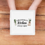Modern Grandma's Kitchen Is Always Open Best Gift Acrylic Tray<br><div class="desc">Welcome to Grandma's Kitchen, where love and warmth are always on the menu! Delight your favorite grandmother with this charming gift product from Zazzle. Whether it's for Mother's Day, her birthday, or just to show appreciation, this thoughtful item is sure to bring a smile to her face.Surprise Grandma with a...</div>