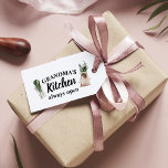Modern Grandma's Kitchen Is Always Open Best Gift Gift Tags<br><div class="desc">Welcome to Grandma's Kitchen, where love and warmth are always on the menu! Delight your favorite grandmother with this charming gift product from Zazzle. Whether it's for Mother's Day, her birthday, or just to show appreciation, this thoughtful item is sure to bring a smile to her face.Surprise Grandma with a...</div>