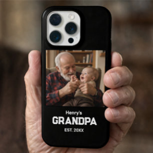 Modern Grandpa Established Est. Name Year Photo iPhone 15 Pro Case