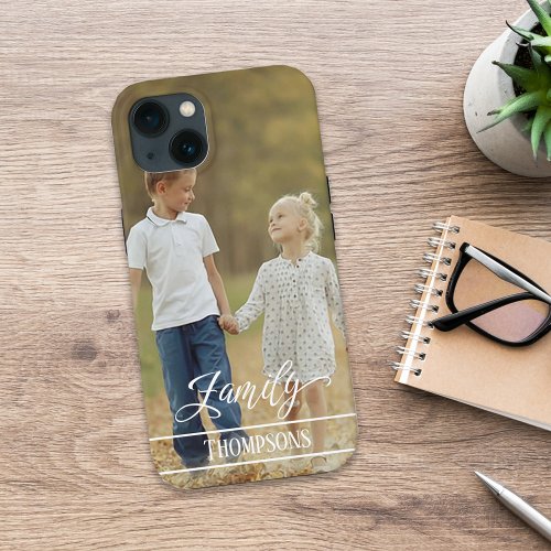 Modern Grandparents Stylish Photo Trendy iPhone 13 Case