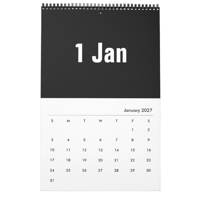 Modern Graphic Design 2020 ~ Leslie Peppers Calendar (Jan 2027)