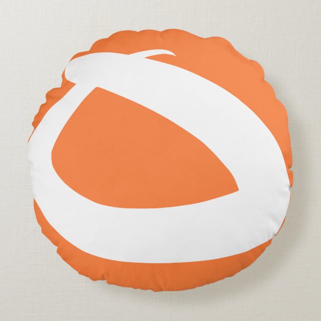 Modern graphic design round Pillow (Front)