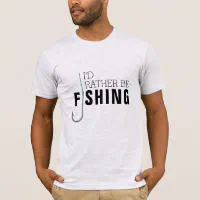 Modern Graphic Hook I'd Rather Be Fishing T-Shirt