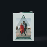 Modern graphic minimal Christmas photo Holiday Card<br><div class="desc">Ayear to remember. Modern graphic minimal Christmas photo holiday card. Bold on trend design. Part of a holiday collection.</div>