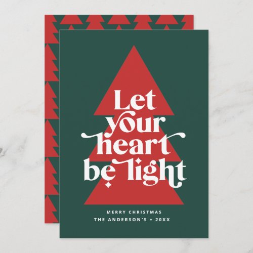 Modern graphic minimal Christmas religious Holiday Card