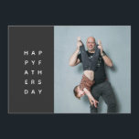 MODERN, GRAPHIC,  MINIMAL FATHERS DAY CARD<br><div class="desc">MODERN,  GRAPHIC,   MINIMAL PHOTO FATHERS DAY CARD. PART OF A COLLECTION.</div>