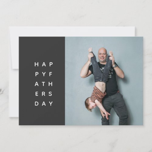MODERN GRAPHIC  MINIMAL FATHERS DAY CARD