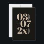 Modern, graphic minimal wedding save the date<br><div class="desc">Modern,  graphic minimal wedding save the date announcement.</div>