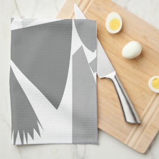 Modern Gray Abstract Geometric Pattern     