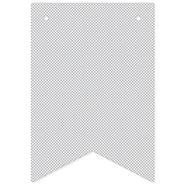 Modern Gray Polka Dot Event Sign Background (First Flag)