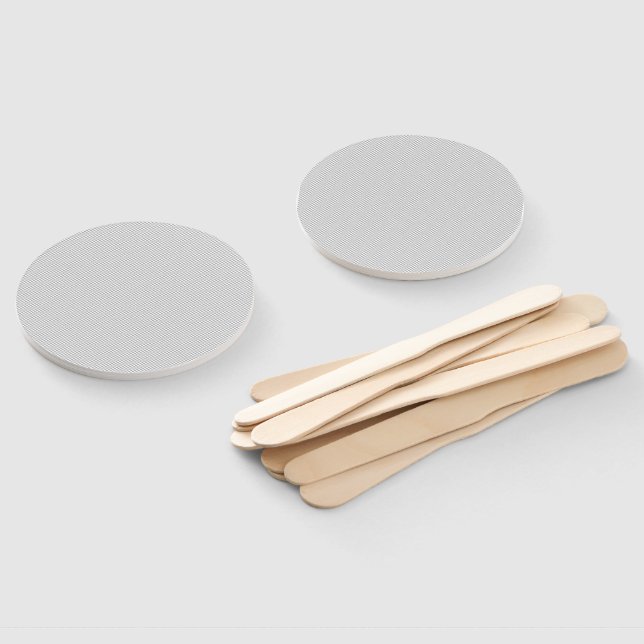 Modern Gray Polka Dot Event Sign Background Hand Fan (Non-assembled)