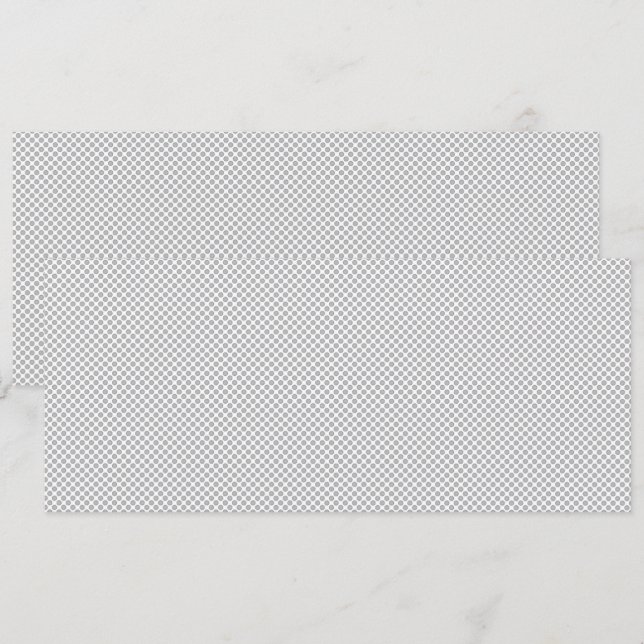 Modern Gray Polka Dot Event Sign Background Invitation (Front/Back)