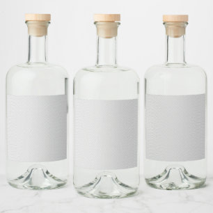 Modern Gray Polka Dot Event Sign Background Liquor Bottle Label
