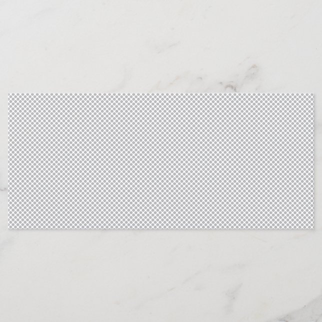 Modern Gray Polka Dot Event Sign Background Menu (Front)