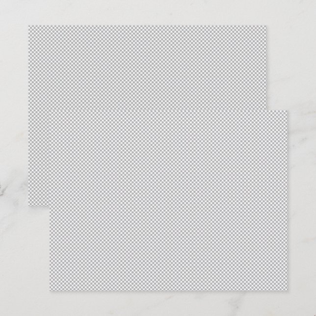 Modern Gray Polka Dot Event Sign Background Postcard (Front/Back)