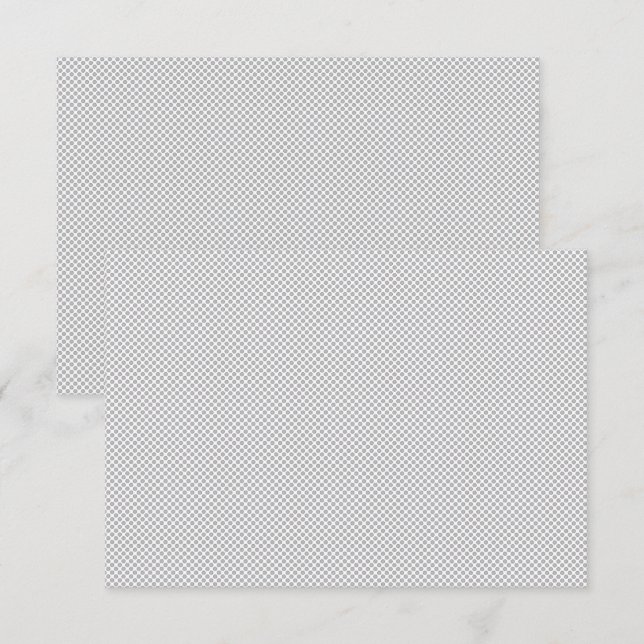 Modern Gray Polka Dot Event Sign Background RSVP Card (Front/Back)