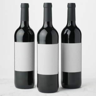 Modern Gray Polka Dot Event Sign Background Wine Label