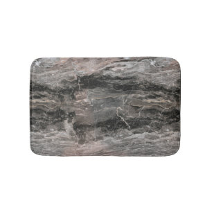 Modern Gray Tones Marble Stone Bath Mat