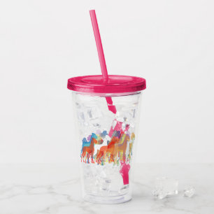 Modern Great Dane group Acrylic Tumbler